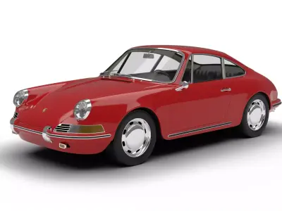 Porsche 911 1964 3d model  3D model