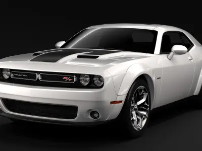 Dodge Challenger RT Widebody 2017 3D model