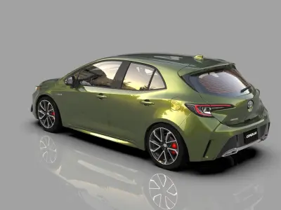 Toyota Auris corolla 2020 Organizing  3D model