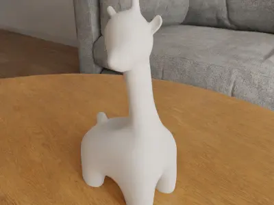 Modern Simple deer Statue Ornament for decoration 3D print model
