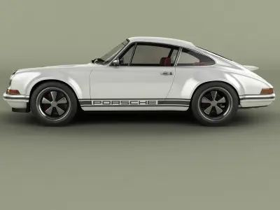 Singer Porsche 911 3D model