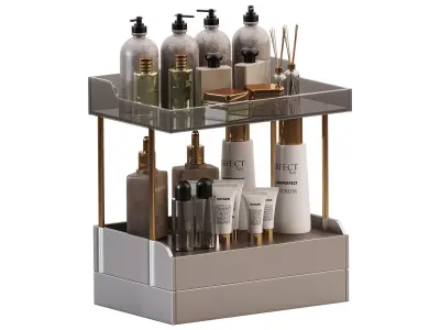 Beauty decorative set 3 3D model