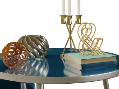 Decorative set 01 3D model