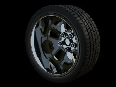 Car Wheel 3D model by joule007 from CGTrader