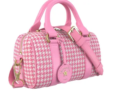 Dior Groove mini Bag Pink Low-poly 3D model