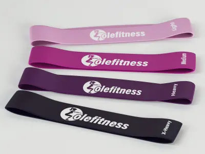 Sports set for women 3D model