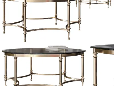 COFFE TABLE Collection 29 Pieces 3d model 3D model