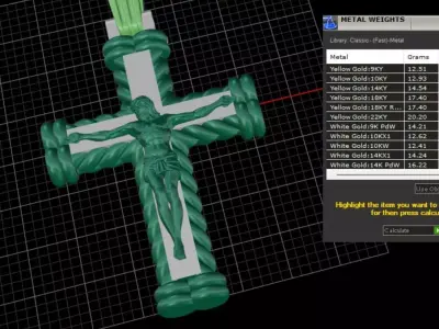 cross 3D print model 13