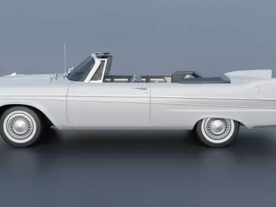 Plymouth Belvedere Convertible 1958 3D print model