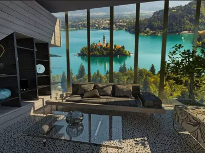 WOOD ROOM Low-poly 3D model