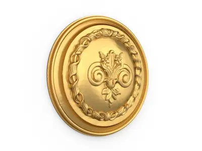 Classic carved decor ornament 513 3D print model