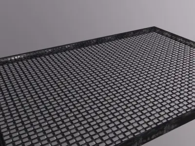 Stairs Ironwork Low-poly 3D model