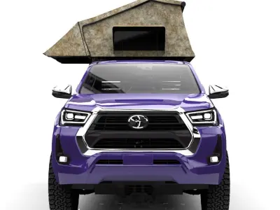 TOYOTA HILUX 2019 CARPA OPEN DESING  3D model