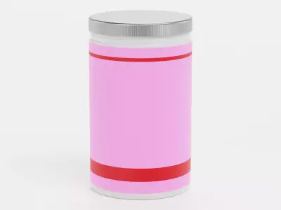 Collagen - Product Concept Packaging Low-poly 3D model