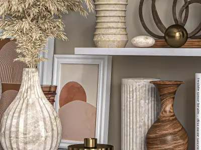 Decorative set 09 3D model