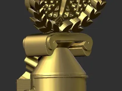 trophy paddle 3D print model