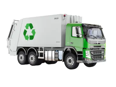 Garbage Truck Volvo FM 380  3D model