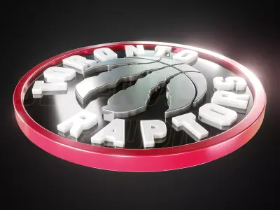 Toronto Raptors logo - Cinematic - 3D print 3D model