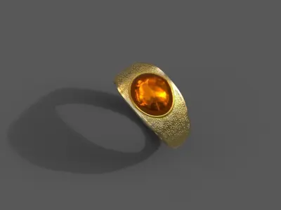 High-Quality 3D Ring Model Low-poly 3D model