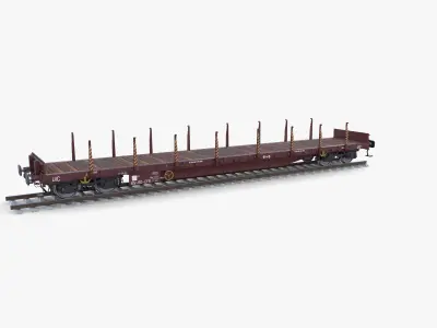 CFR Flat Rail Car v1 3D model
