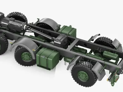 vehicle chassie made in 3d 3D model