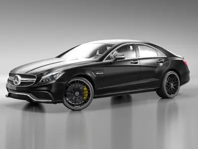 MERCEDES BENZ CLS 63S AMG 2015 3D model