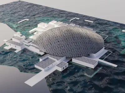 Louvre Abu Dhabi 3D model