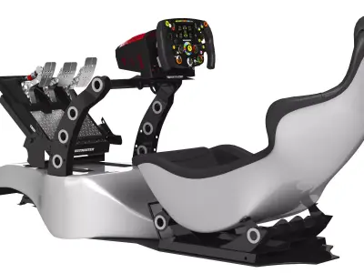 Formula F1 Racing Simulator Seat 3D model