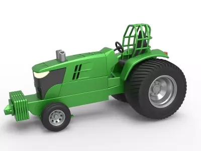 Pulling Tractor Pro Stock Scale 1 to 25 3D print model