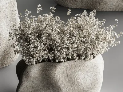 Bouquet collection set 012 3D model