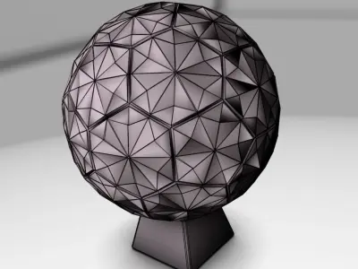 Football Trophy 3D model purchase