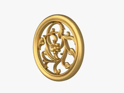 Classic decor ornament 262 3D model