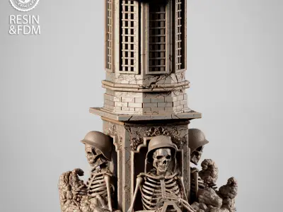 Wicked Marvel Agent Venom Portrait Bust 3D print model