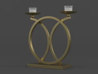Candle Holder Free 3D model get