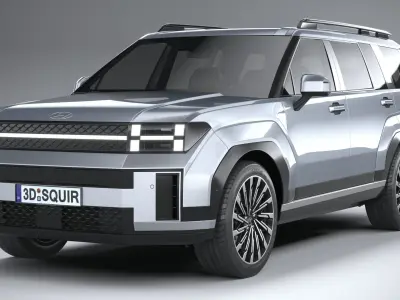 Hyundai Santa Fe 2024 3D model