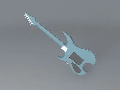 Electric guitar Free 3D model get