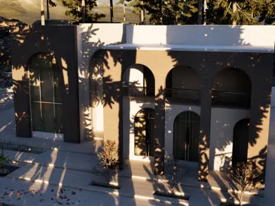 Modern HOUSE MODEL Arab  3D model