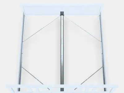 HEMNES Bed frame 1 3D model