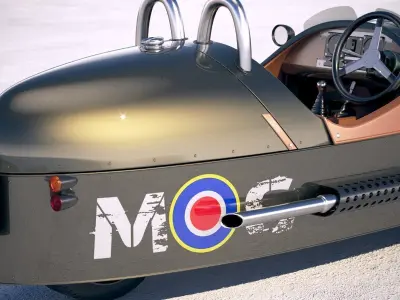 Morgan 3 Wheeler 2011-2020 3D model