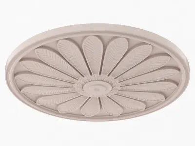Classic Ceiling Medallion 48 3D model