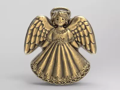 cute angle decoration 3D print model