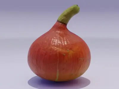 Ultra-realistic pumpkin Low-poly 3D model