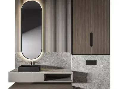 Luxury Bathroom 290 3D model
