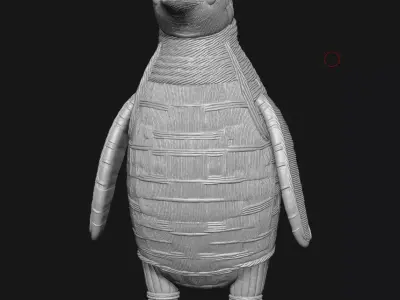 penguin 3D print model