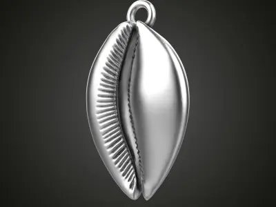 Shell pendant 3D print model