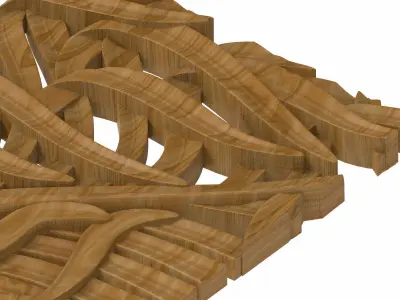 Decorative panel STL 3D model 20