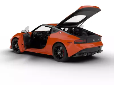 Nissan Z Heritage Edition 2024 HQ 3d model 3D model