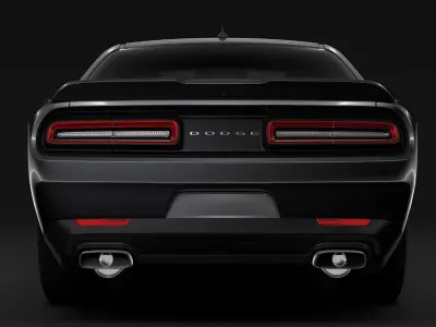 Mopar Dodge Challenger 2017 3D model