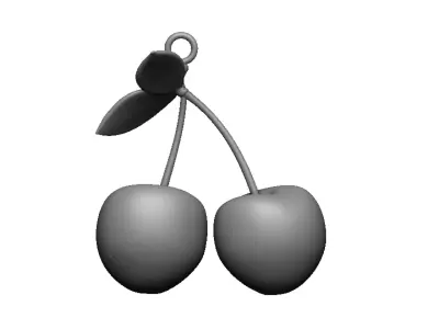 cherry pendant 3D print model