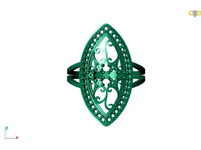 Women Ring STL Womens Ring 3d models 3D print model 3D print model 2